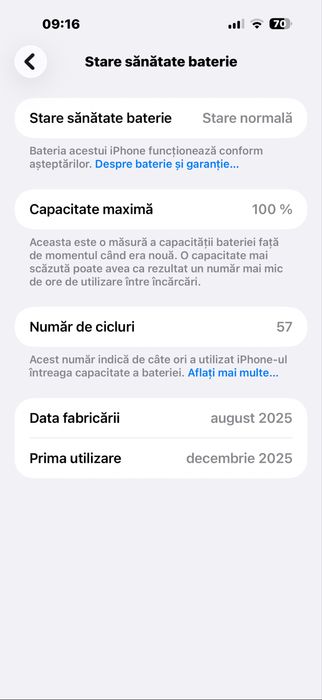 Iphone 16 Pro Max 256GB Natural Titanium .IMPECABIL.