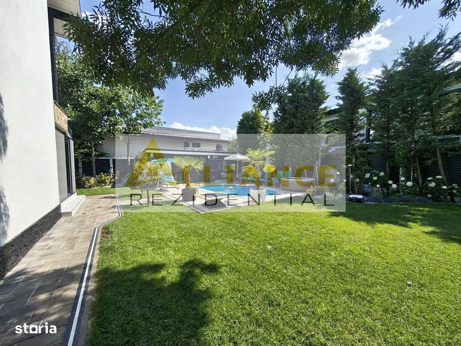 Vila premium P+1+M | 185 mp utili | Teren 650 mp | Piscina | Mobilata