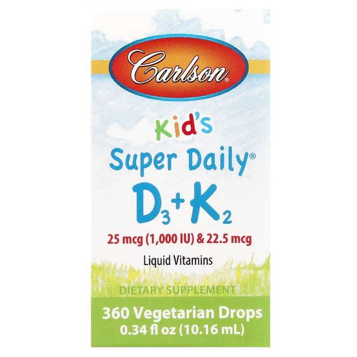 Carlson D3 K2 Kids Kid's 1000 МЕ и 2000 МЕ Carlson Д3 К2 D3 K2