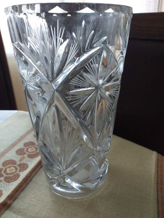 Ваза, купички,оловен кристал