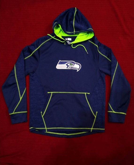 Из США мужская толстовка, с капюшоном Seattle Seahawks