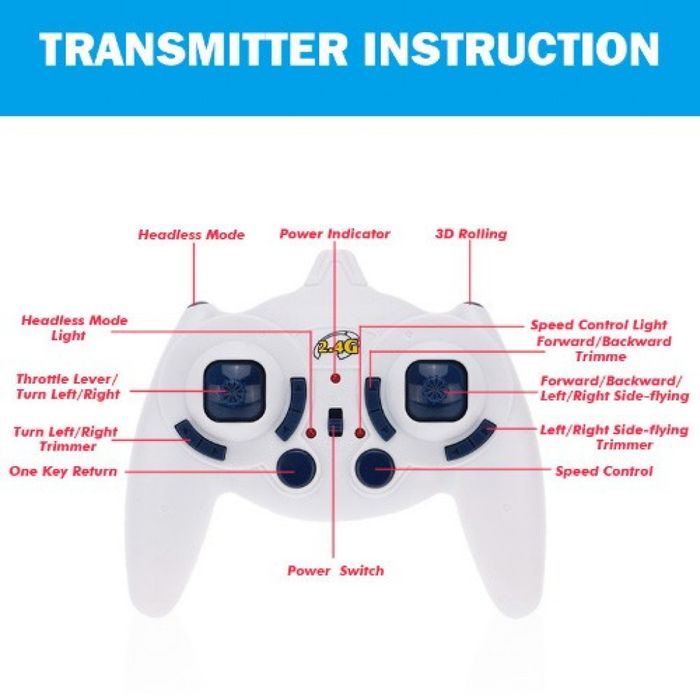 Квадрокоптер Sky Phantom - 2.4G RTF Mini UFO RC AIR UFO