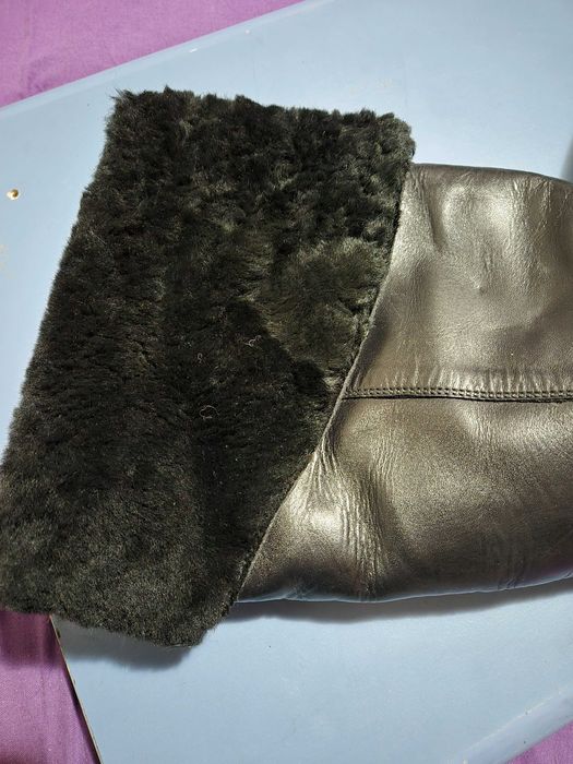 Cizme dama piele naturala imblanite, CESARINI, Romania, marime 41