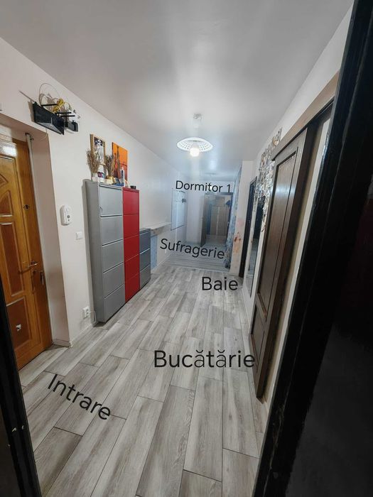 Apartament 3 camere, Zona 0 Deva, lângă CNAS, fosta POLIȚIE, renovat, centrală proprie, DIRECT PROPRIETAR