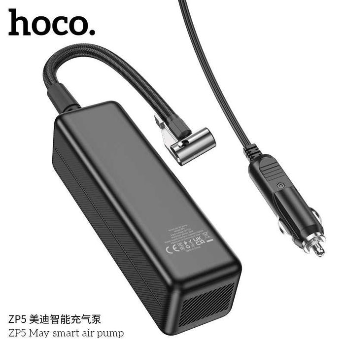 Автомобильный насос Hoco ZP5 Smart Air Pump Inflation 12V