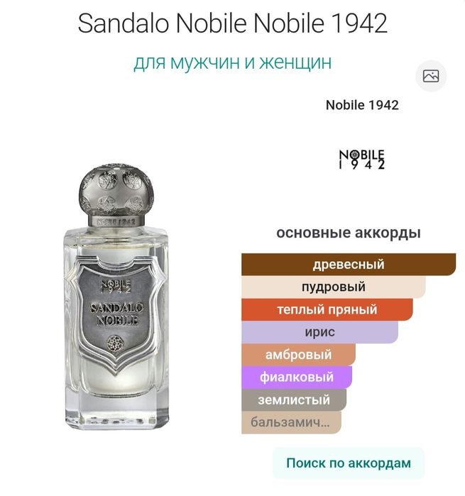 Sandalo Nobile 1942