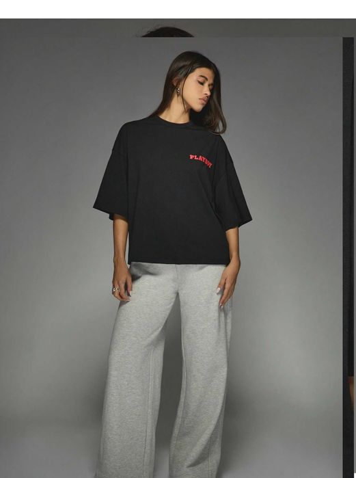 тениска Missguided x Playboy