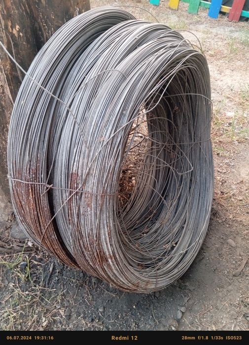 Проволока гладкая ,бухта.