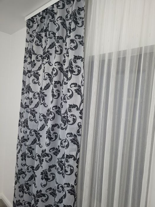 Set draperii negru cu gri