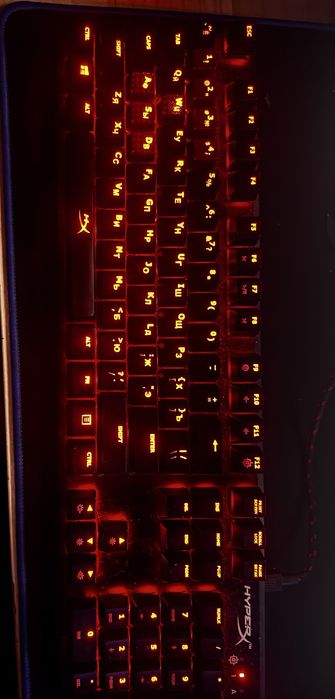 Клавиатура hyperx alloy fps 100%