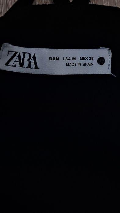 Черна дамска рокля Zara