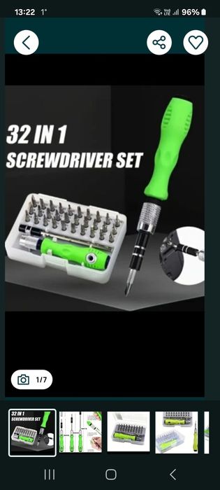 Set șurubelnițe 32in 1 telefon etc