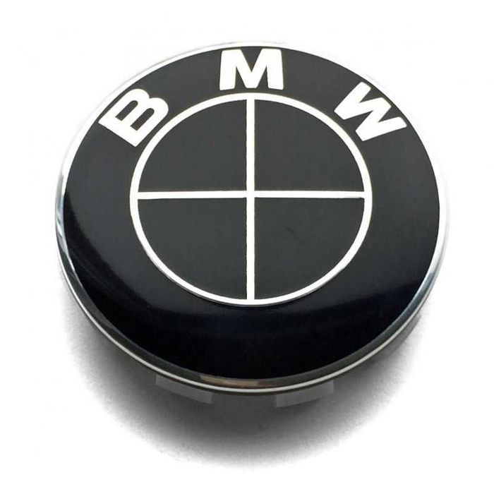 Капачки за джанти BMW – 68 мм (4 броя) Черни капачки БМВ