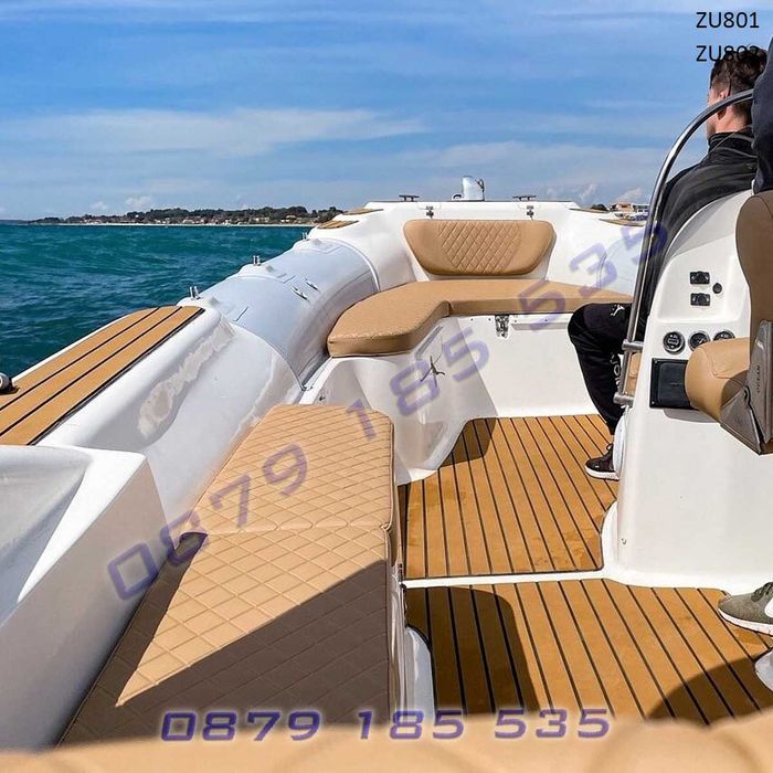 Подложка декинг EVA пяна тиково дърво светлокафява настилка лодка яхта