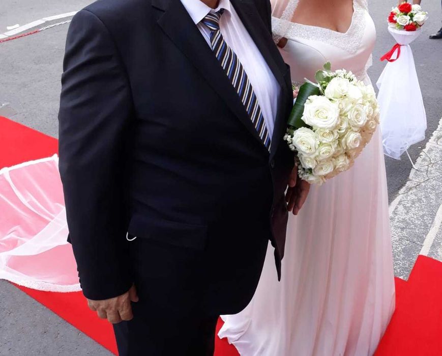 Rochie mireasa si voal Stefania Caragea