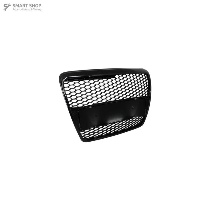Grila Centrala Audi A6 4F C6 (2004-2007) RS Design Negru Lucios
