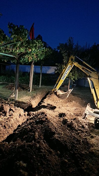 Услуги с мини багер, 40.00 Е / час