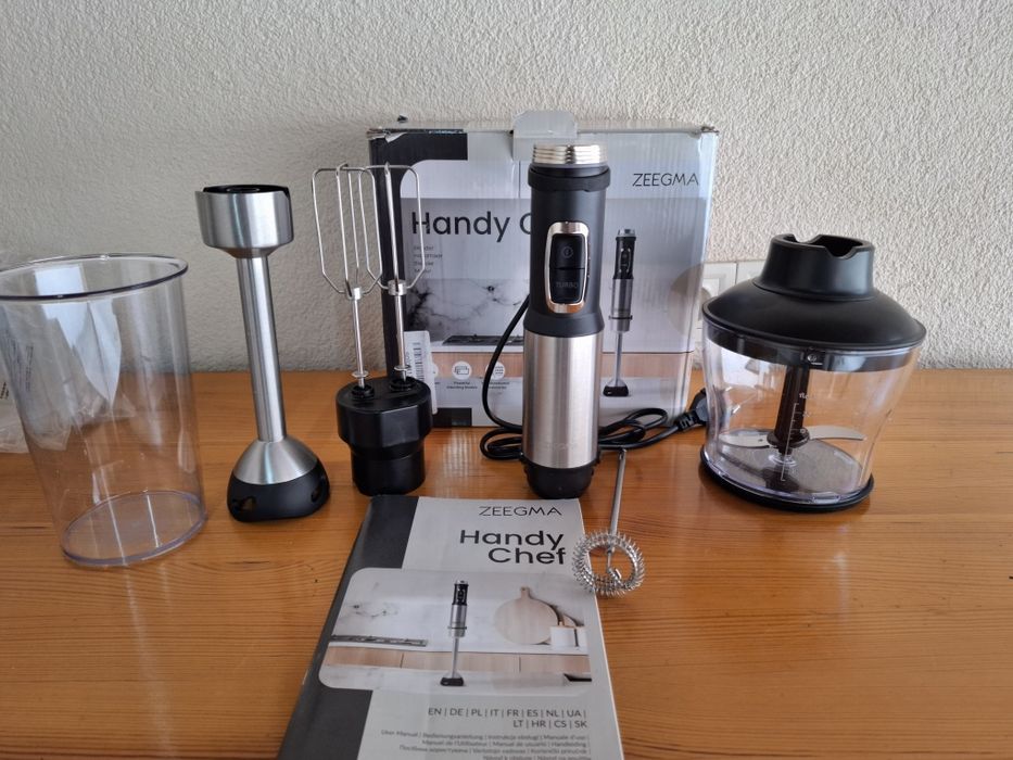 Zeegma Handy Chef 4в1 многофункционале вертикален ръчен пасатор/1000W