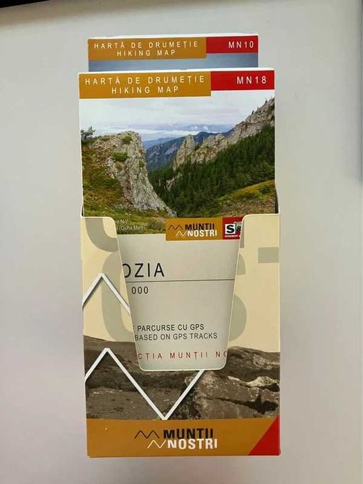 Hărți noi de drumeție Munții Noștri
