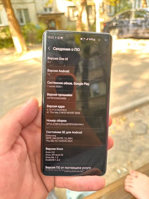 S10+ samsung  сост норм