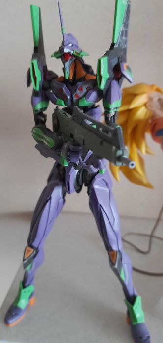 Bandai RG EVA-01 Unit-01 модел кит, сглобен + защитен слой