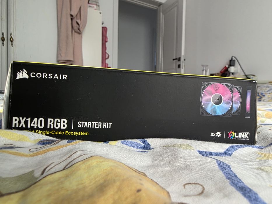 Ventilatoare Corsair iCUE LINK RX140 RGB, 140mm PWM (Twin Pack)