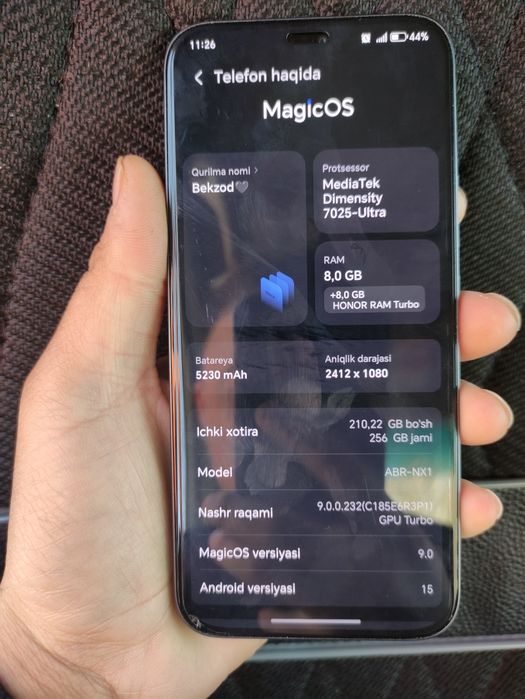 Honir 400 lite deyarli yangi kup ishlamagan