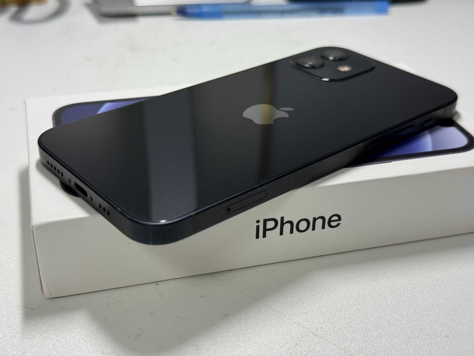 iPhone 12, Black, 128Gb, Liber de retea | Cod - G1031