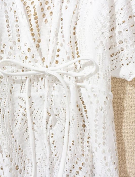 cover up pentru plaja dantela si franjuri