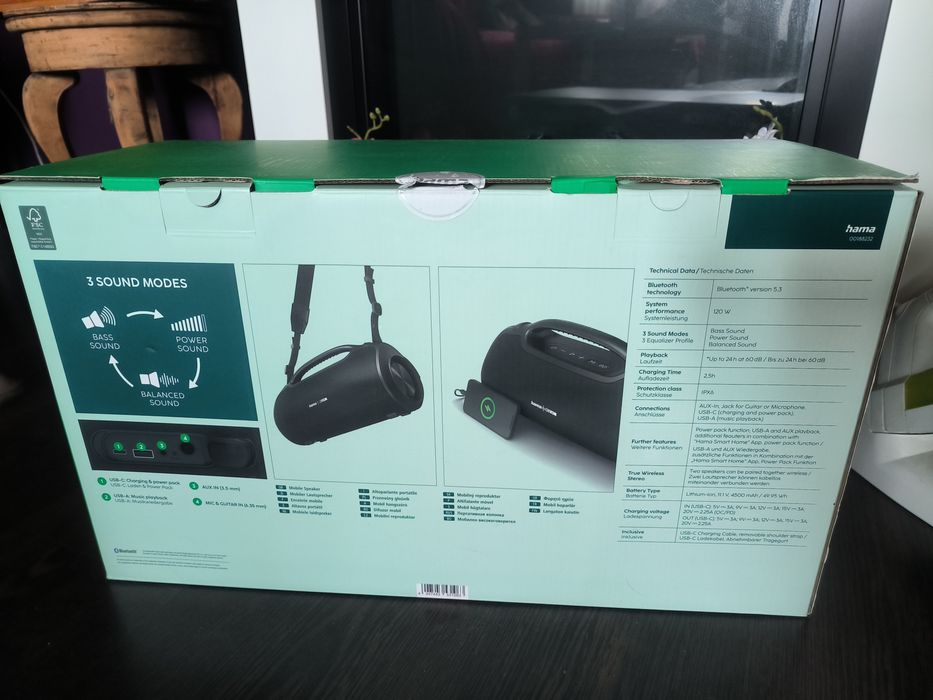 Boxă Portabilă hama CANTON Ultimate Pro 120W