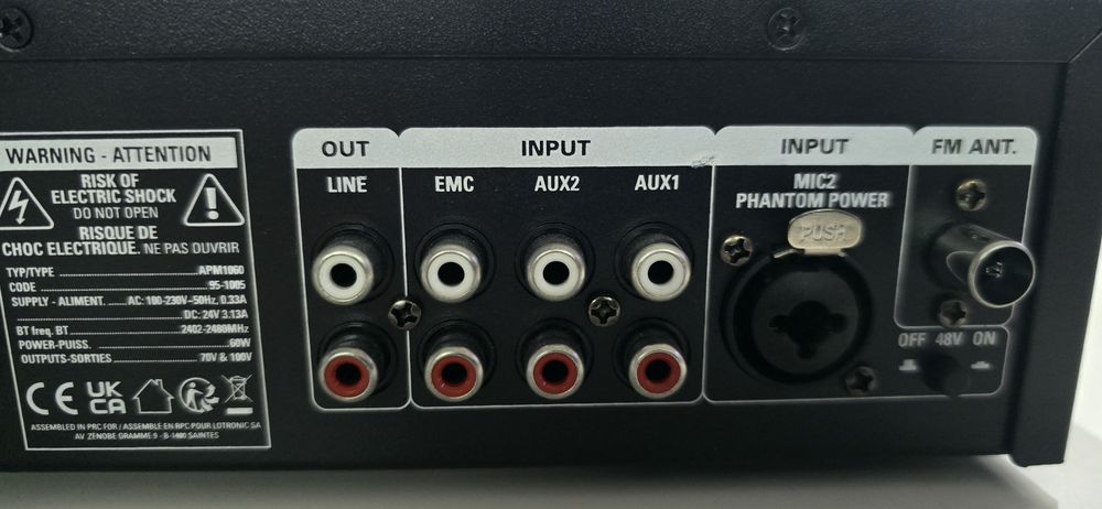 Усилвател BST APM1060 60 W, с USB, SD, BLUETOOTH, FM