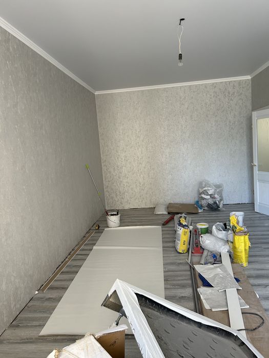 Поклеика обоев качественно