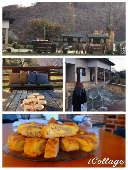 Cabana / pensiune cu ciubăr jacuzzi de inchiriat Pe Vale La Moco