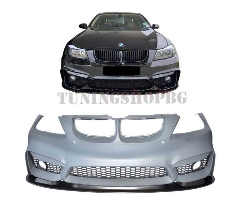 M4 стил предна броня BMW БМВ e90/91 2005г-2008г с PDC