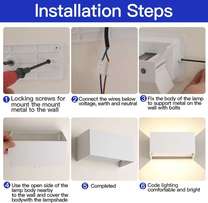 FUPE 25W външен LED аплик IP65 регулируем ъгъл 4000K бял