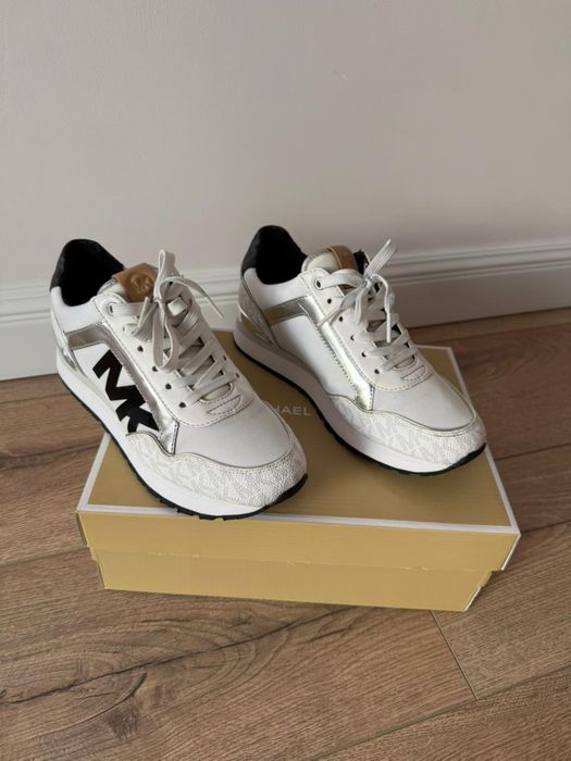 Кроссовки Michael kors Майкл корс Maddy Two-Tone Logo Trainer