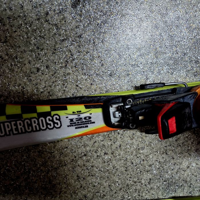 Schiuri + clăpari + bete copii Atomic 120cm/Rossignol/Solomon