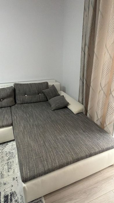 Colțar extensibil+măsuță cafea