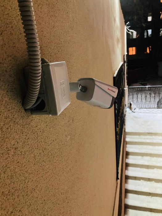 Установка видеонаблюдения