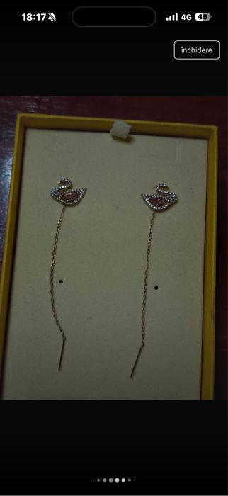 cercei originali swarovski