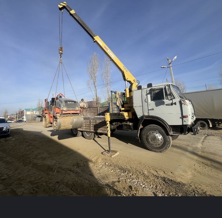 Манипулятор Актобе 24/7 с прицепом