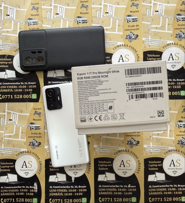 Xiaomi 11T Pro 256Gb 8Gb Ram 108Mpx Alb/White la cutie