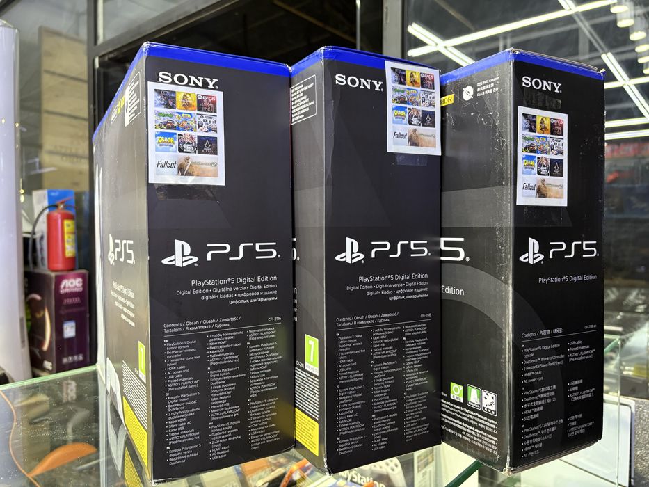 Playstation 5 slim 825гб(gb) с топ играми