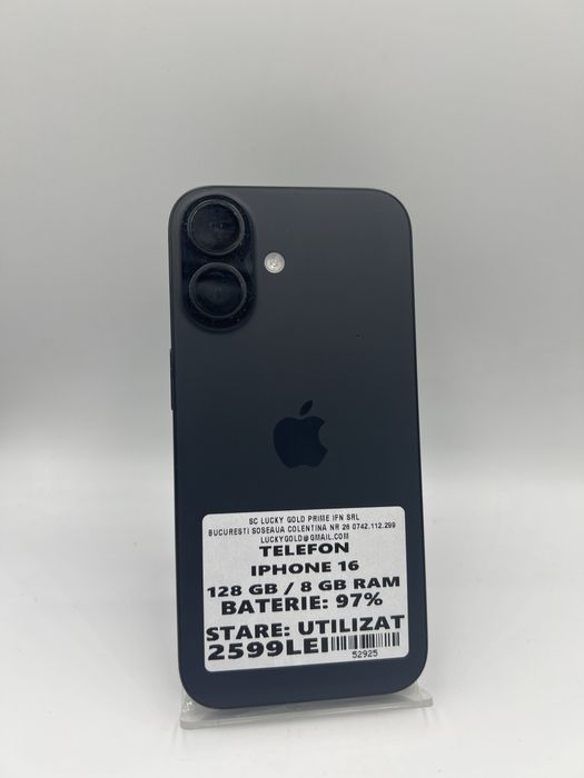 Iphone 16 128Gb 97% Garantie #52925