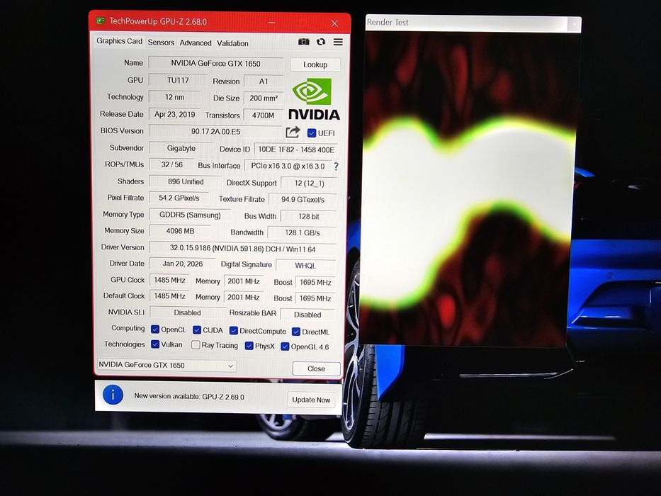 Gigabyte Gtx1650 low profile 4Gb