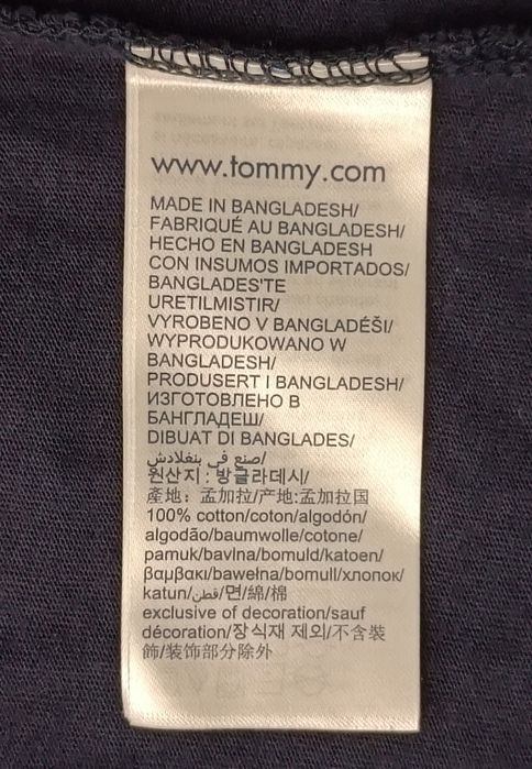 Tommy Jeans Logo Shirt оригинална тениска L памучна фланелка