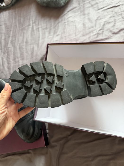 Ботинки кожаные весна