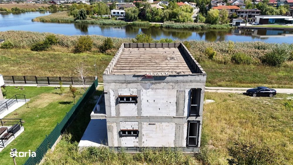 Vilă individuală cu vedere către lac |5 camere | Corbeanca D+P+1E