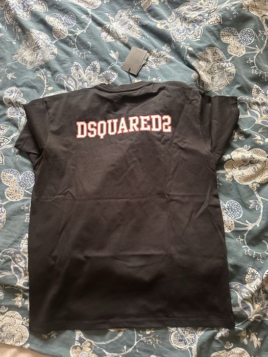 Dsquared2 черна тениска dsq2 icon dsquared dsq