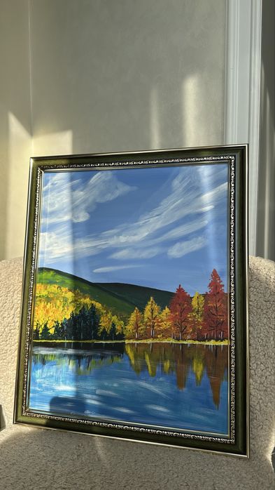 Картина пейзаж осень